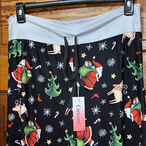 Christmas Santa Lounge Pajama Pants NWT See Description for Size